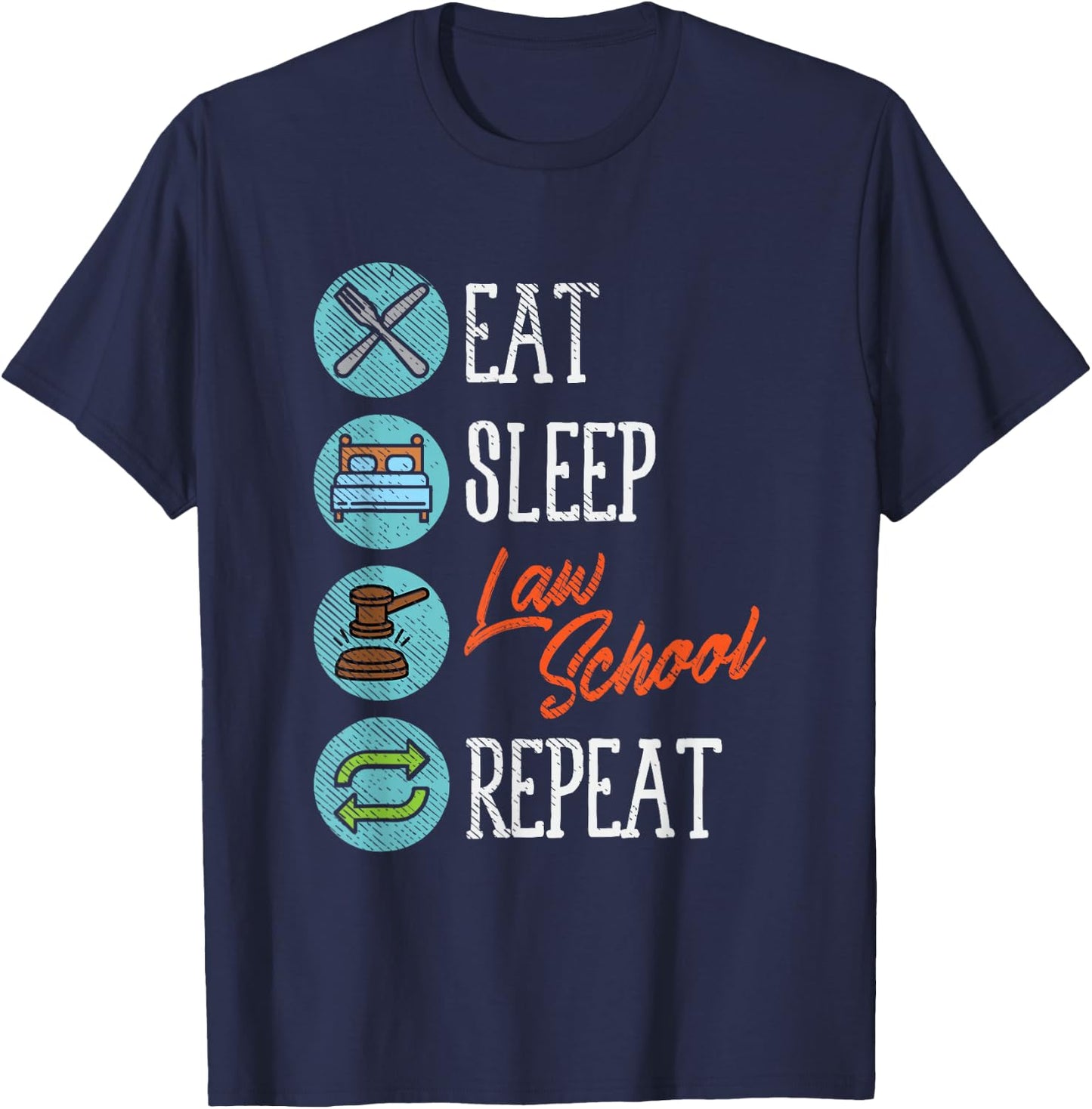 Law Student Gift, Law School, Funny Lawyer T-Shirt - T-Shirt | Navy