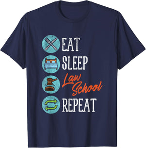 Law Student Gift, Law School, Funny Lawyer T-Shirt - T-Shirt | Navy