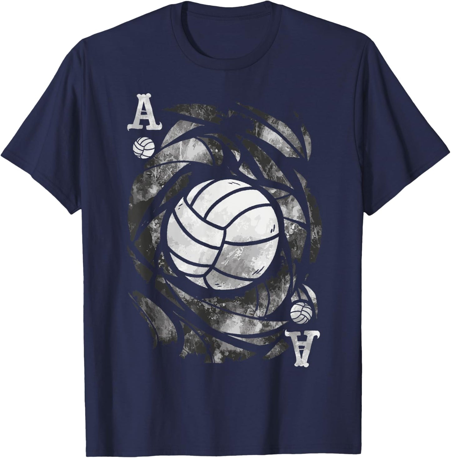 The Ace of Serves – Funny Volleyball T-Shirt - T-Shirt | Navy