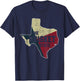 The Brisket State Texas Flag Funny Grilling Dad Joke T-Shirt - T-Shirt | Navy