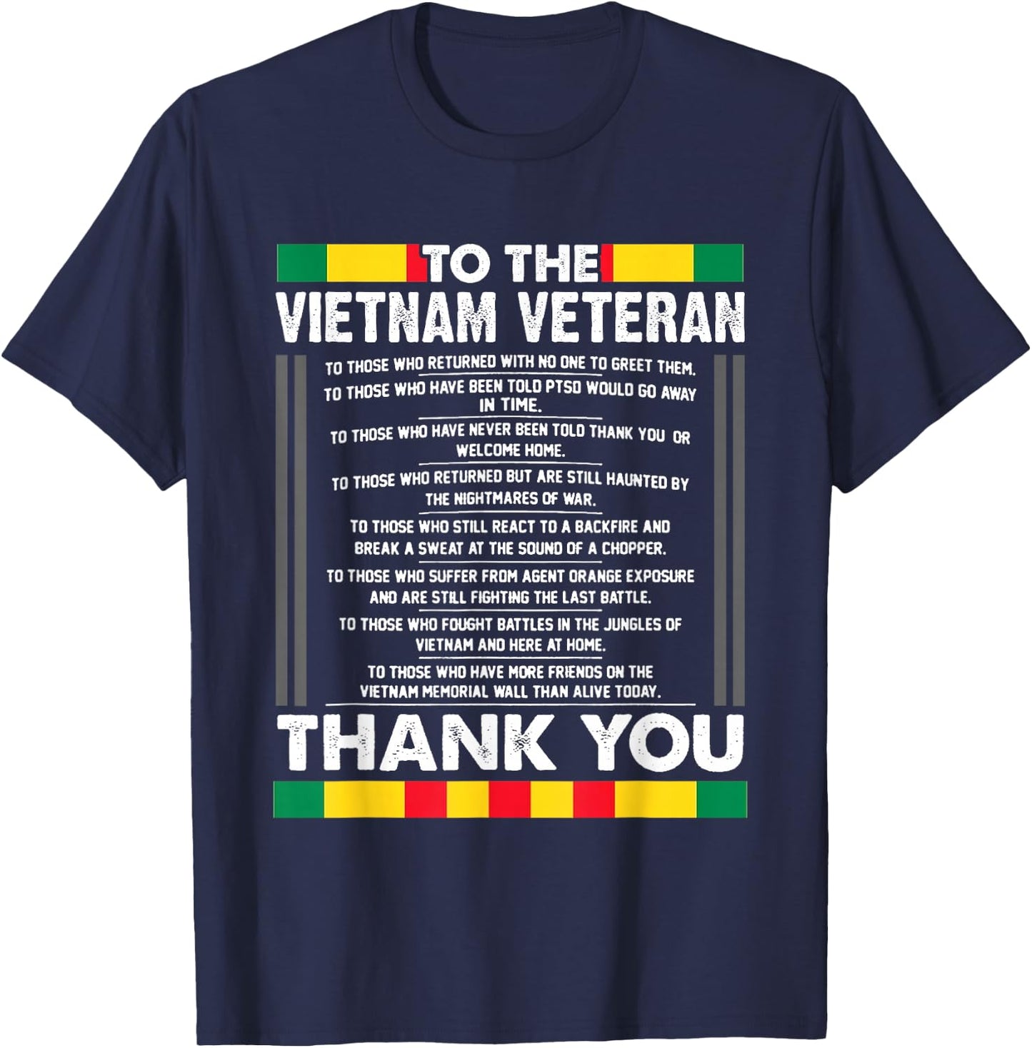 Freedom Isn't Free I Paid for It Vietnam Veteran Gift T-Shirt - T-Shirt | Navy