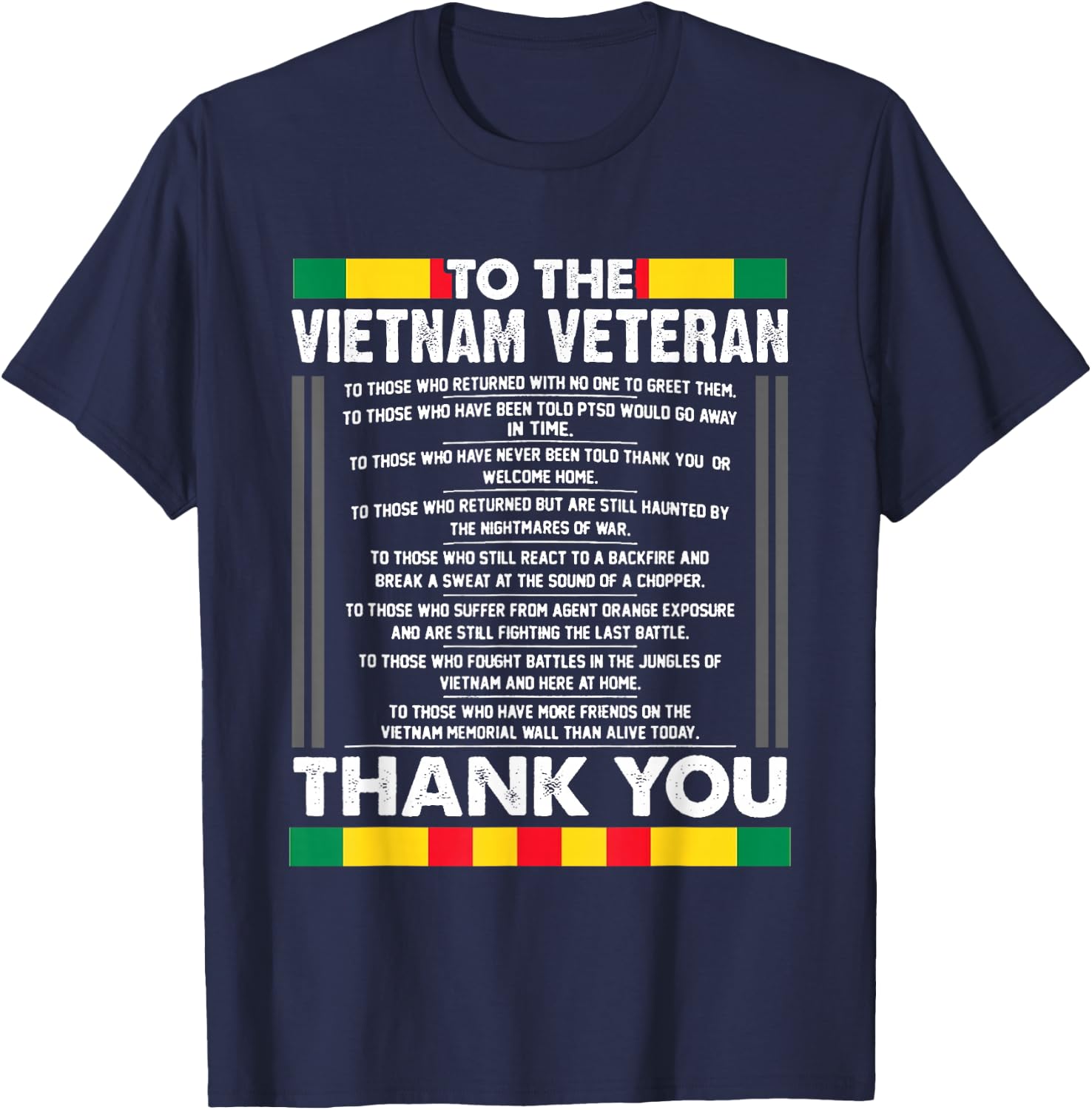 Freedom Isn't Free I Paid for It Vietnam Veteran Gift T-Shirt - T-Shirt | Navy
