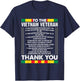 Freedom Isn't Free I Paid for It Vietnam Veteran Gift T-Shirt - T-Shirt | Navy