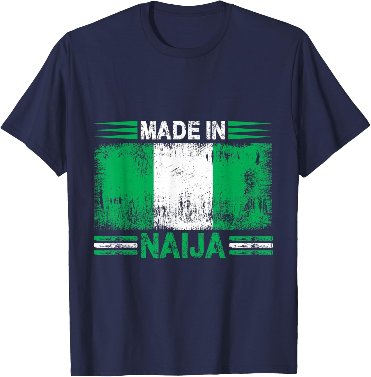 Made In Naija T-Shirt - T-Shirt | Navy