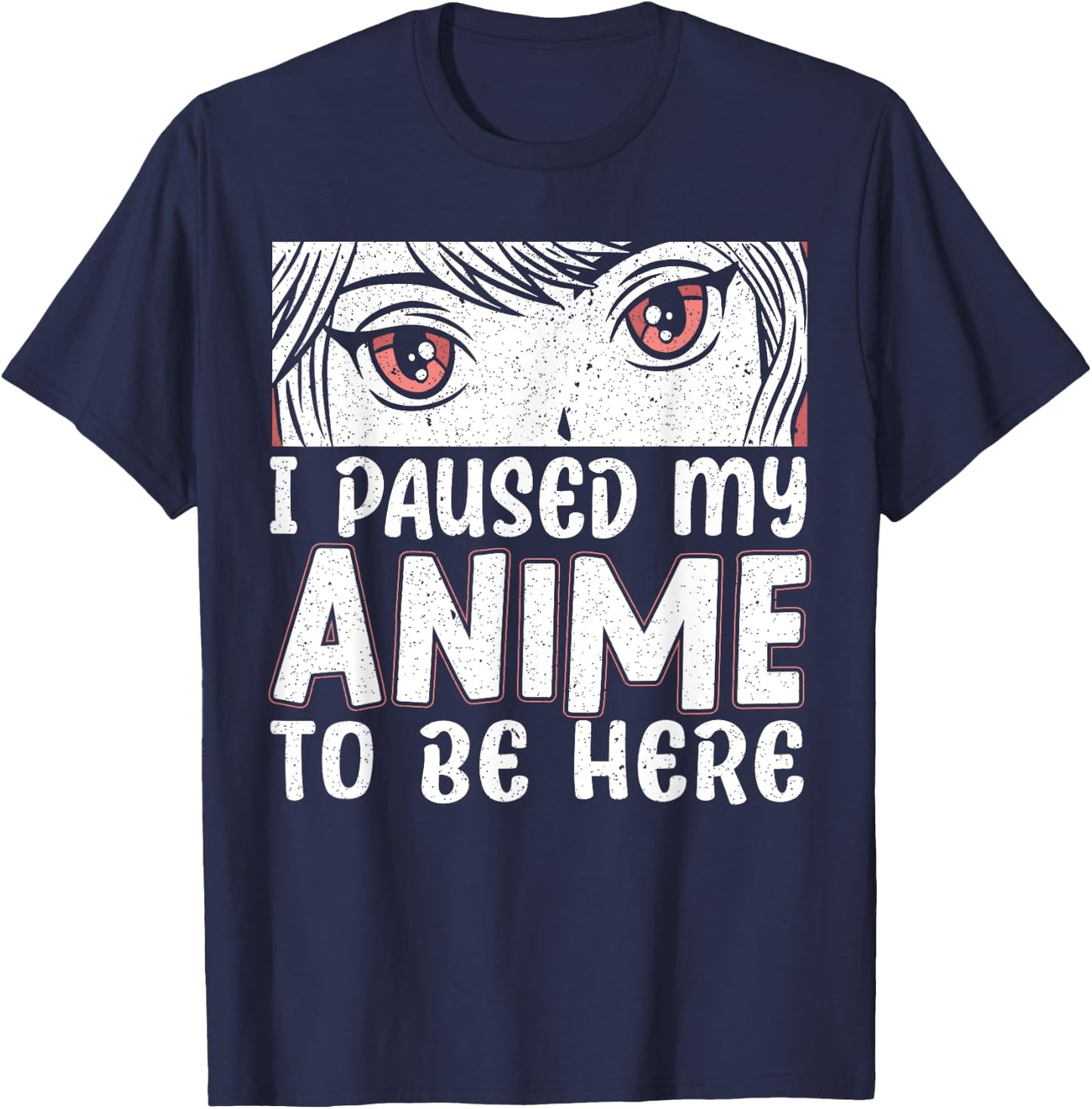 Anime Gift - Japanese Gift I Love Anime for Sao Anime Lover T-Shirt - T-Shirt | Navy