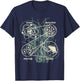 Quantum Mechanics String Theory - Neutrinos Photon Physicist T-Shirt - T-Shirt | Navy