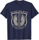 Praise Him With The Strings Christian Guitar Psalm 150:4 T-Shirt - T-Shirt | Navy