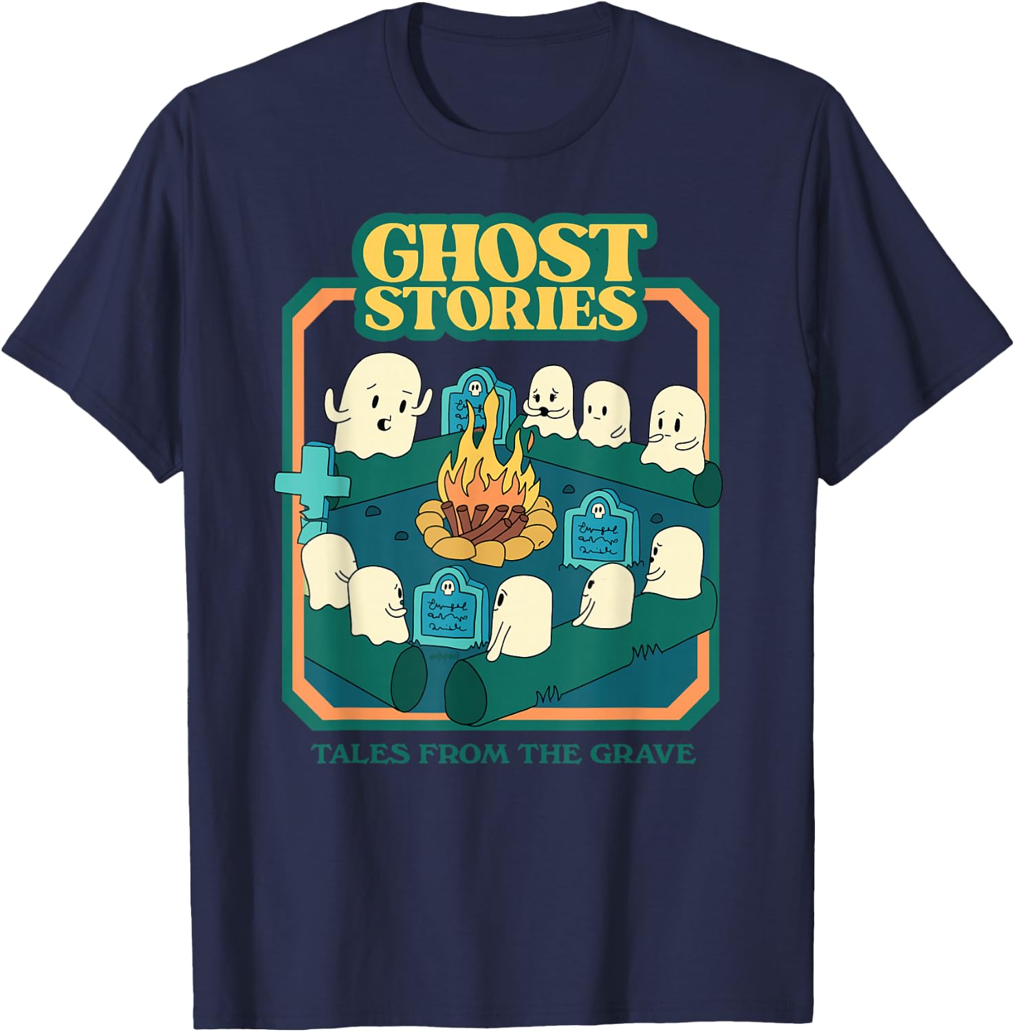 Ghost Stories - Tales From The Grave T-Shirt - T-Shirt | Navy