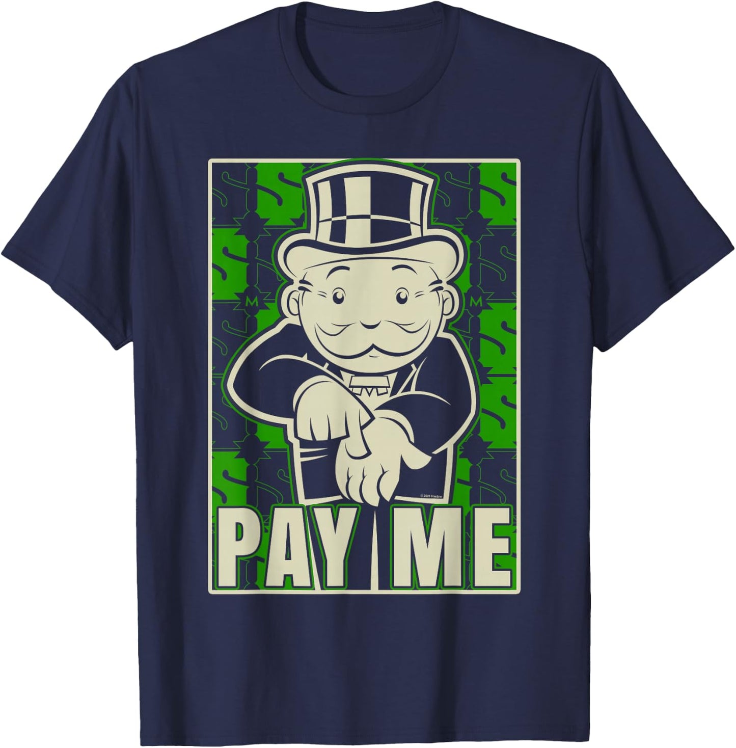 Monopoly Please Pay Me T-Shirt - T-Shirt | Navy