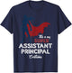 This Is My Super Assistant Principal Costume Funny Halloween T-Shirt - T-Shirt | Navy