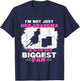 Grandma Of Barrel Racer Biggest Fan Horse Barrel Racing T-Shirt - T-Shirt | Navy
