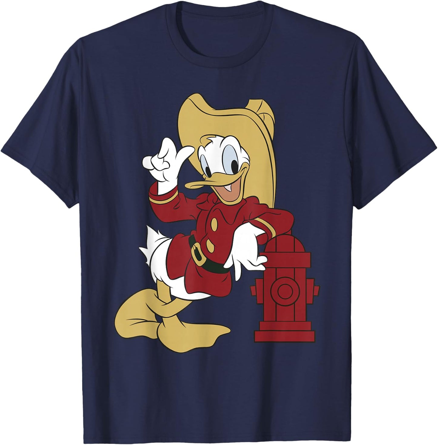 Disney Donald Duck Firefighter Outfit T-Shirt - T-Shirt | Navy