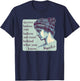 Hypatia of Alexandria Portrait and Quote T-Shirt - T-Shirt | Navy