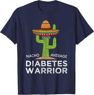 Fun Diabetic Awareness Support | Funny Diabetes Warrior T-Shirt - T-Shirt | Navy