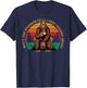Funny Bigfoot Let's Go Brandon Anti Biden Chant T-Shirt - T-Shirt | Navy