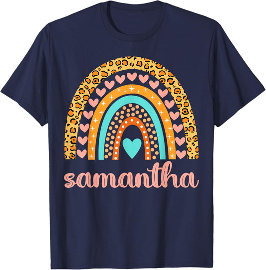 Samantha Samantha Name Birthday Shirt Gift T-Shirt - T-Shirt | Navy