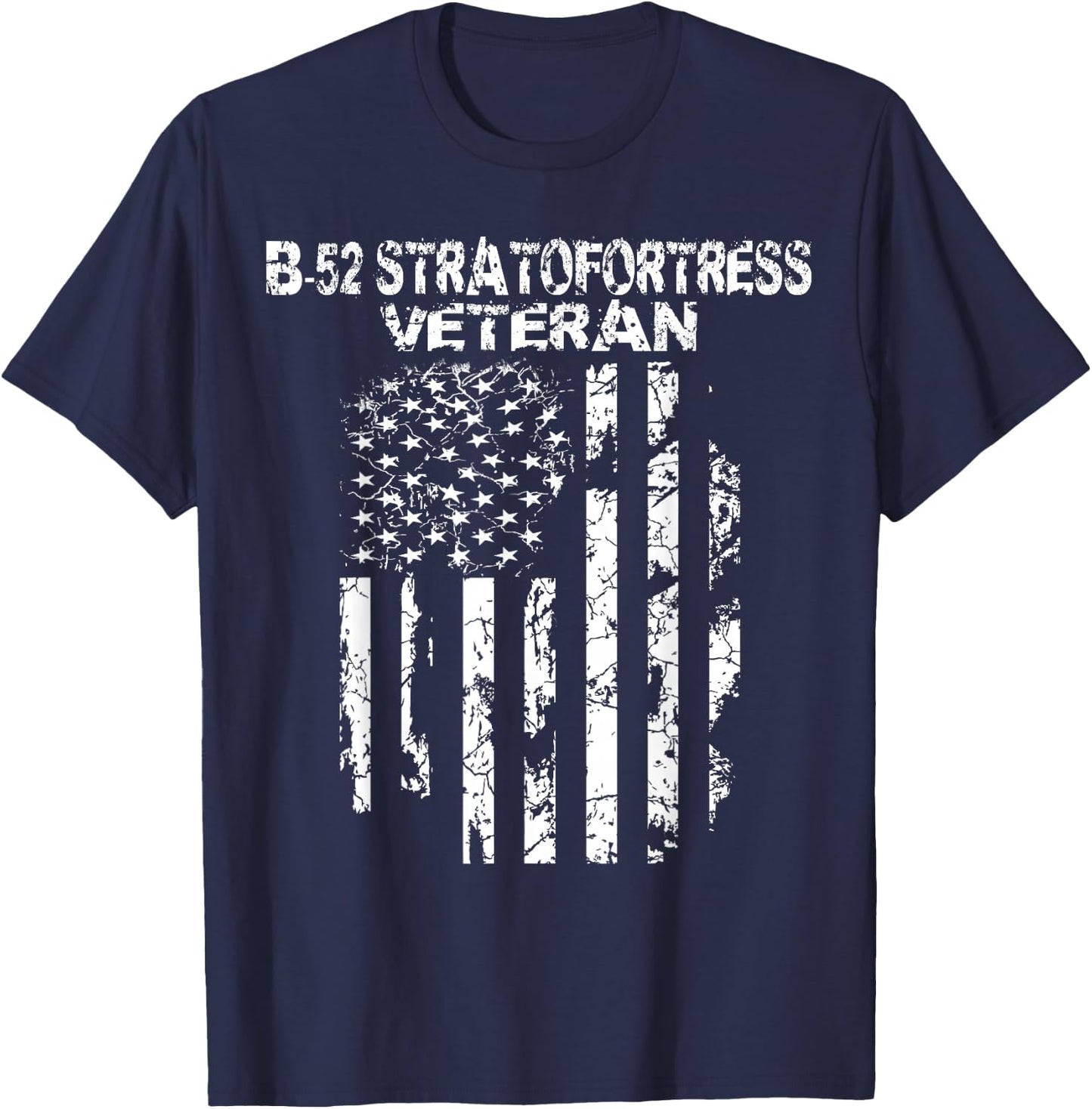 B-52 Stratofortress Bomber Veteran T-Shirt - T-Shirt | Navy