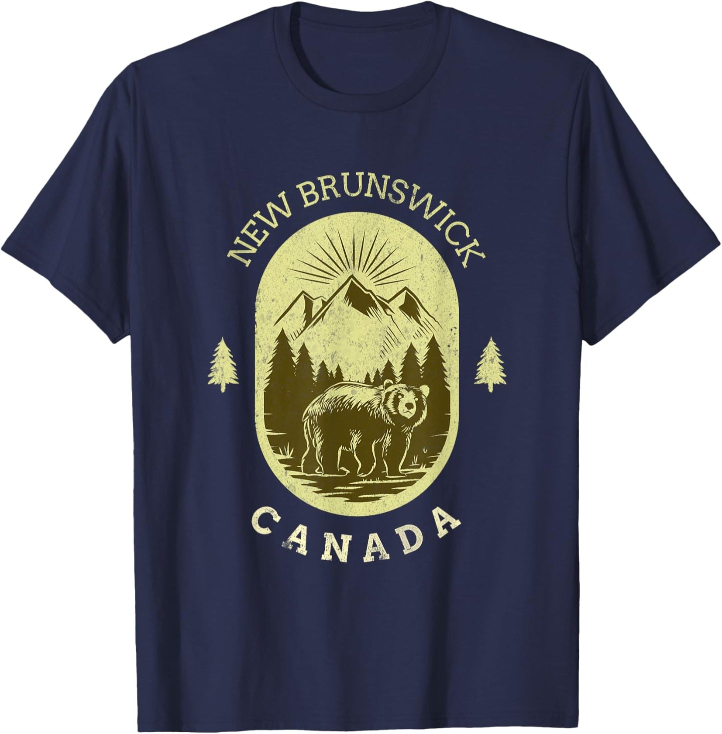 New Brunswick Canada T-Shirt - T-Shirt | Navy