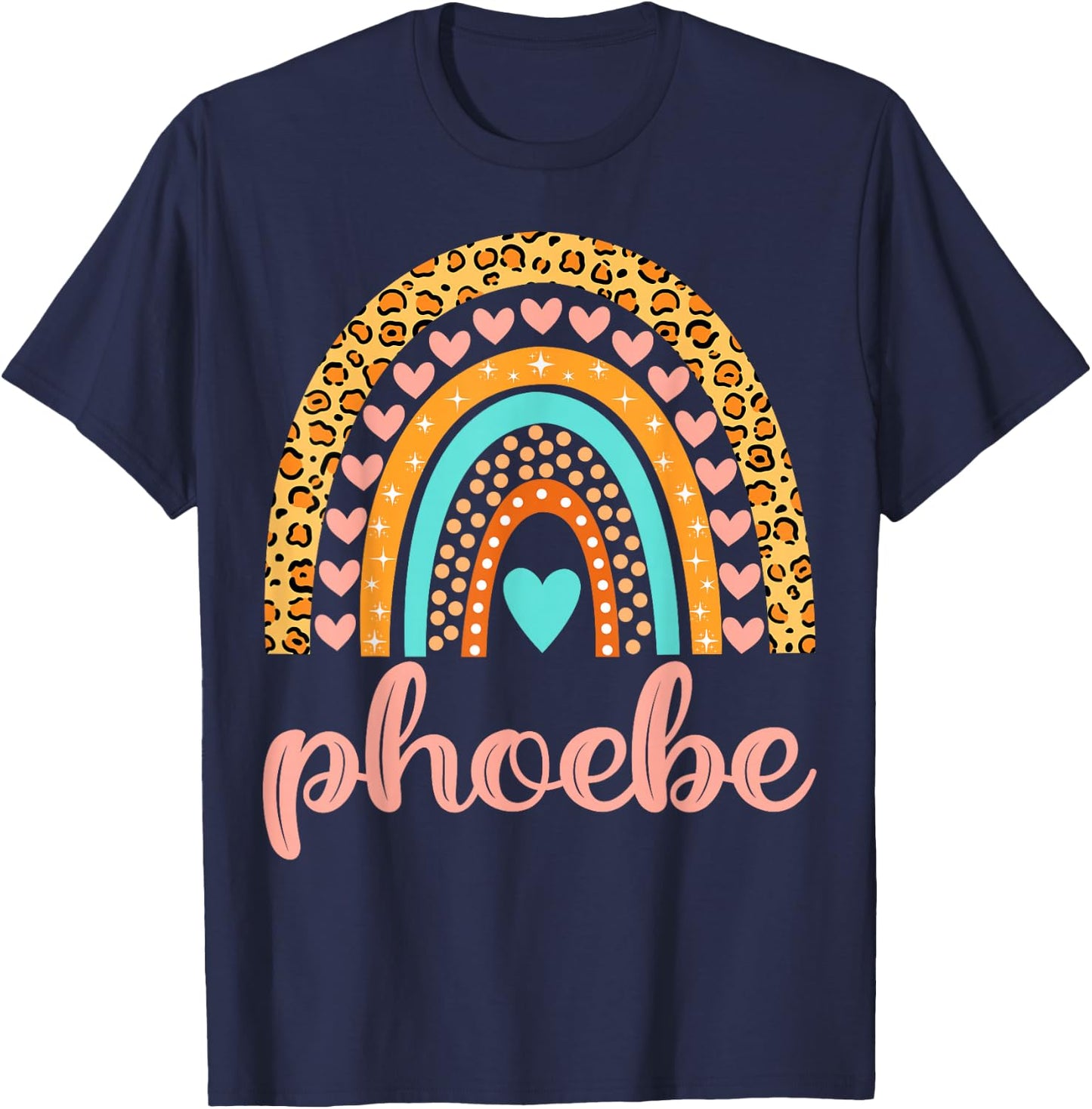 Phoebe Phoebe Name Birthday Shirt Gift T-Shirt - T-Shirt | Navy