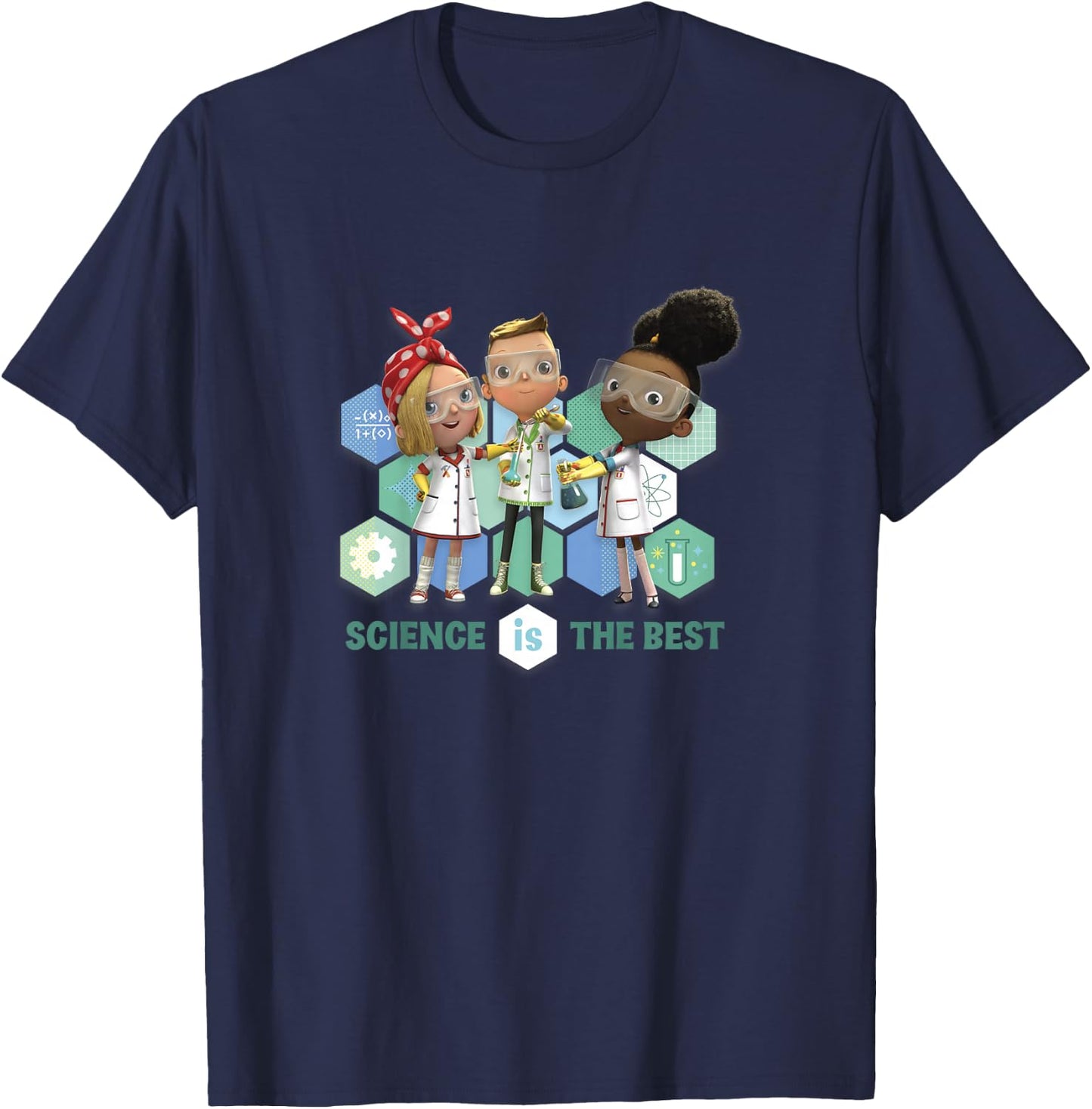 Kids Ada Twist, Scientist Group Shot Science Is The Best T-Shirt - T-Shirt | Navy