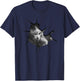Macaques Baby Monkeys T-Shirt - T-Shirt | Navy