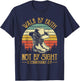 Cowboy Boots Walk By Faith Not By Sight Religious Christian T-Shirt - T-Shirt | Navy