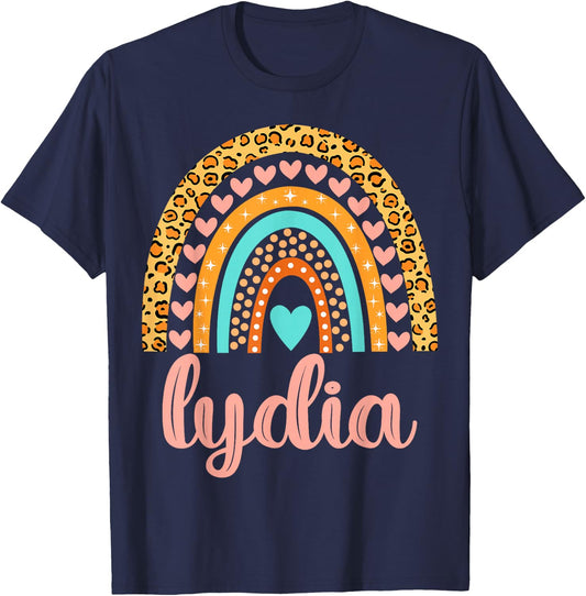 Lydia Lydia Name Birthday Shirt Gift T-Shirt - T-Shirt | Navy