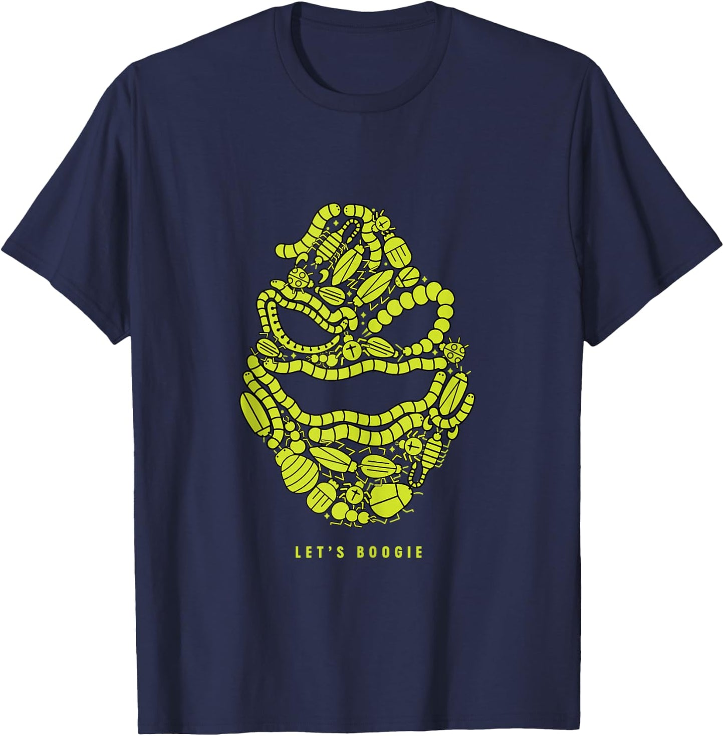 Disney The Nightmare Before Christmas Oogie Boogie Bugs T-Shirt - T-Shirt | Navy
