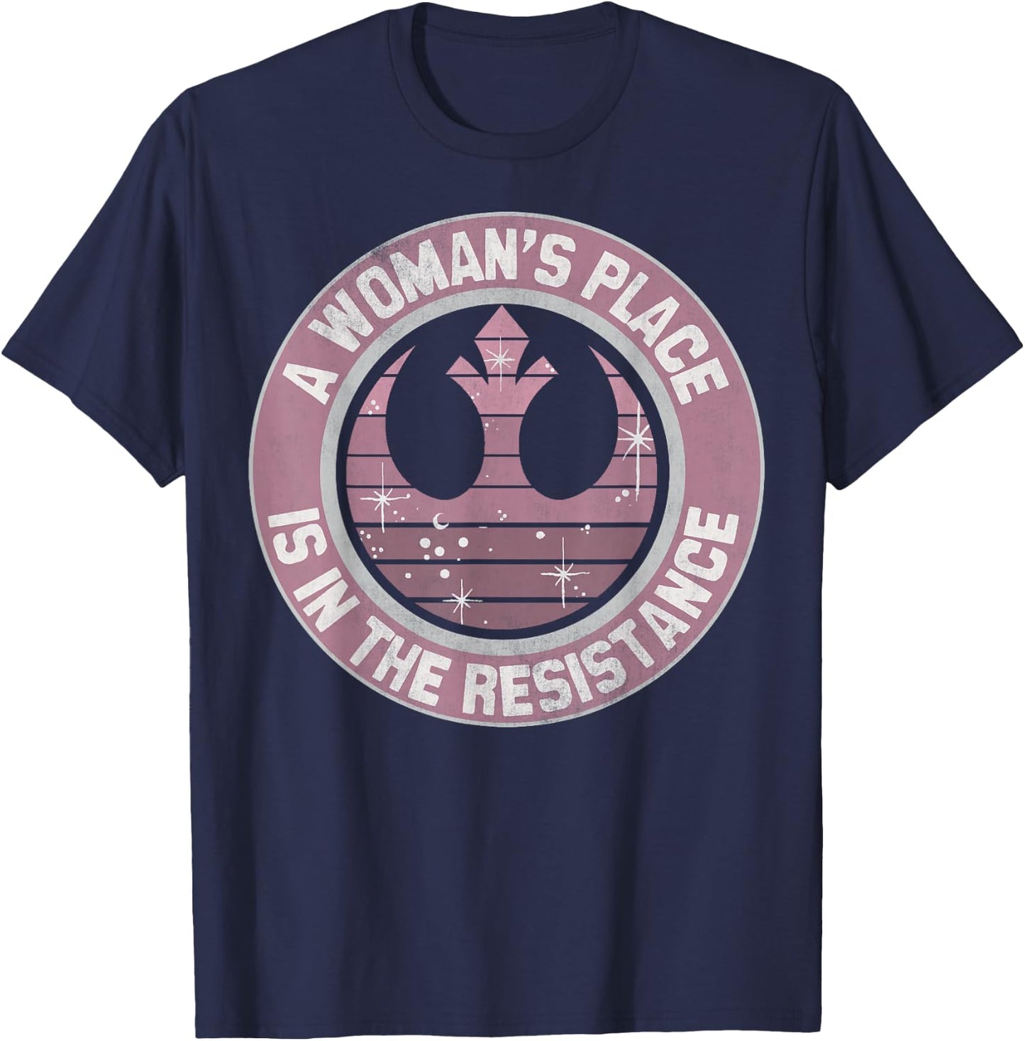 Star Wars Resistance Galaxy Crest T-Shirt - T-Shirt | Navy