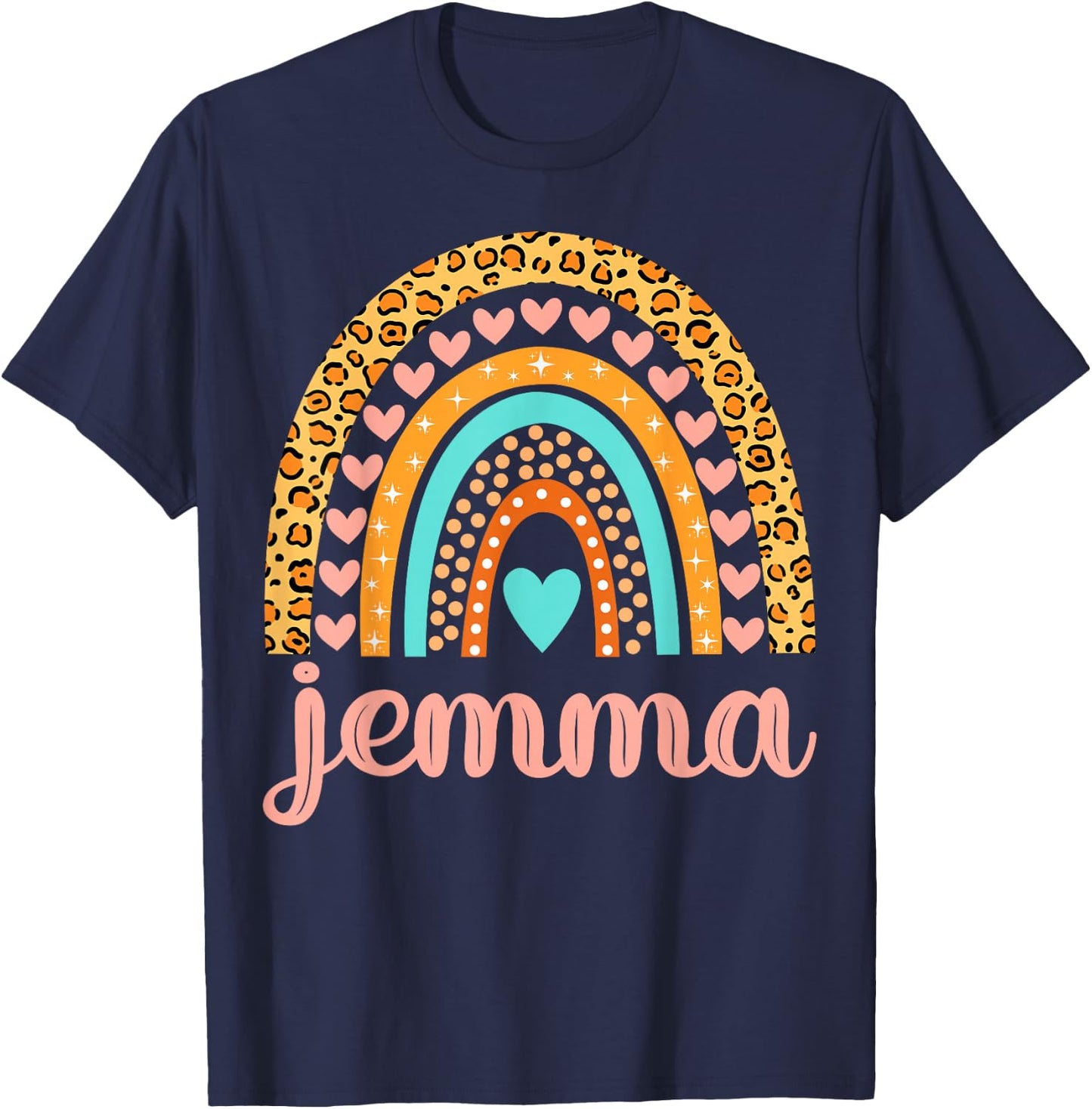 Jemma Jemma Name Birthday Shirt Gift T-Shirt - T-Shirt | Navy