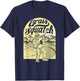 Grass Squatch Funny Acoustic Guitar Bigfoot Bluegrass T-Shirt - T-Shirt | Navy