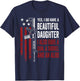 Daughter Gun Shovel Alibi - Funny Mom Dad Guns Owner Joke T-Shirt - T-Shirt | Navy