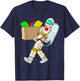 Space Astronaut Master Builder Boys Kids Building Blocks T-Shirt - T-Shirt | Navy