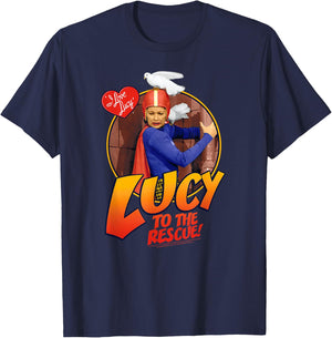 I Love Lucy To The Rescue T-Shirt - T-Shirt | Navy