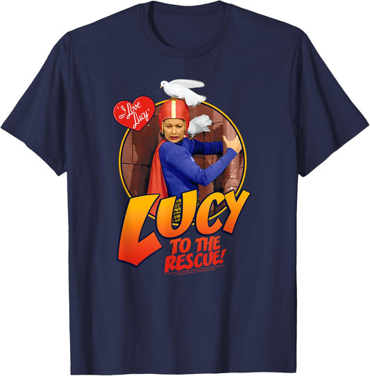 I Love Lucy To The Rescue T-Shirt - T-Shirt | Navy
