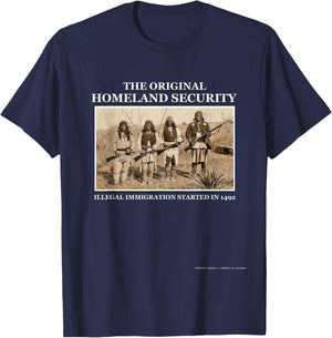 The Original Homeland Security Immigration T-Shirt - T-Shirt | Navy