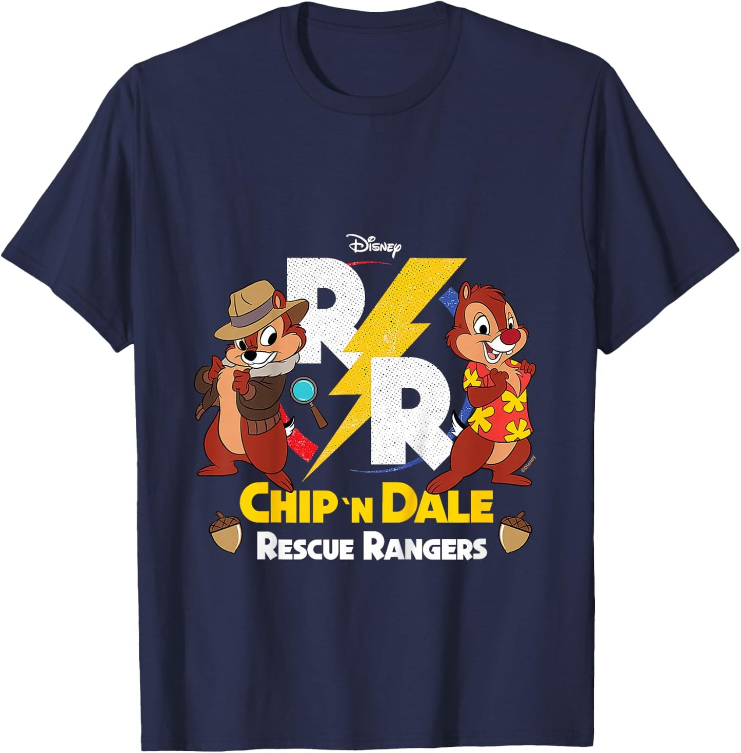 Kids Chip 'N Dale Rescue Rangers - Rescue Rangers Logo T-Shirt - T-Shirt | Navy