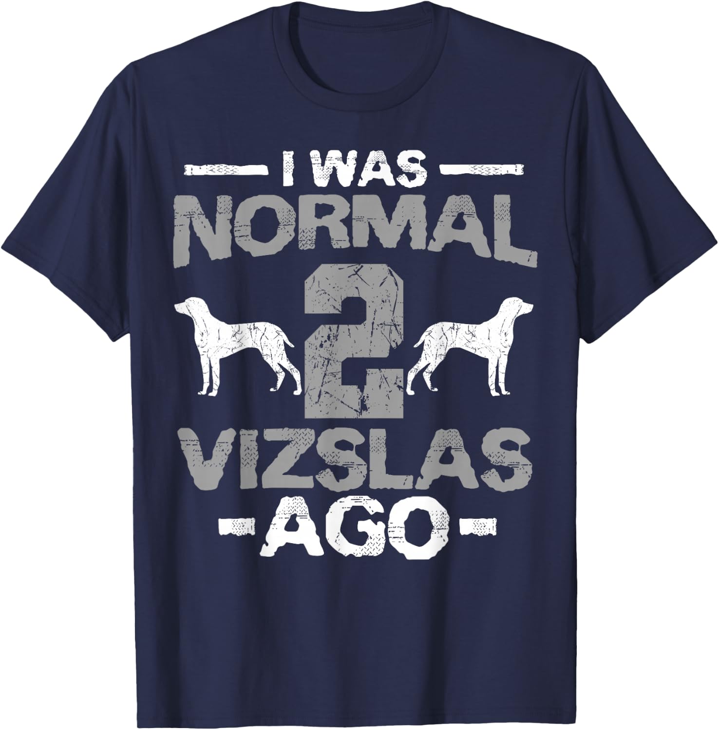 Vizsla Hungarian Sport Hunting Dogs Breeders Veterinarian T-Shirt - T-Shirt | Navy