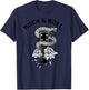 Rock And Roll Snake Roses Hard Rock & Roll Rocker Concert T-Shirt - T-Shirt | Navy