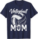 Volleyball Mom Family Matching Players Team Mommy T-Shirt - T-Shirt | Navy