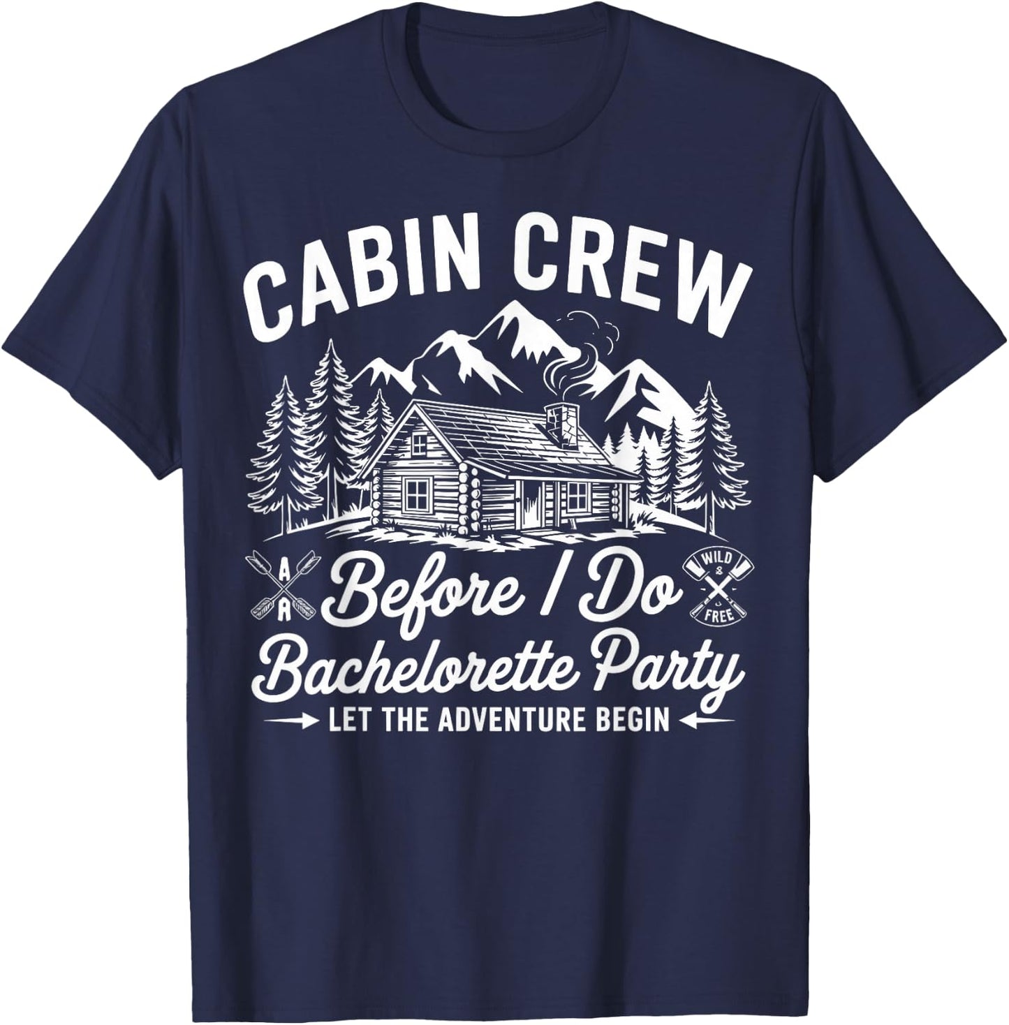 Cabin Crew Before Camp Bach Bachelor T-Shirt - T-Shirt | Navy