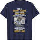 I Am A Grumpy Old Veteran I Served I Sacrificed T-Shirt - T-Shirt | Navy