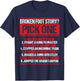 Broken Foot Survivor Funny Broken Foot Recovery Warrior T-Shirt - T-Shirt | Navy