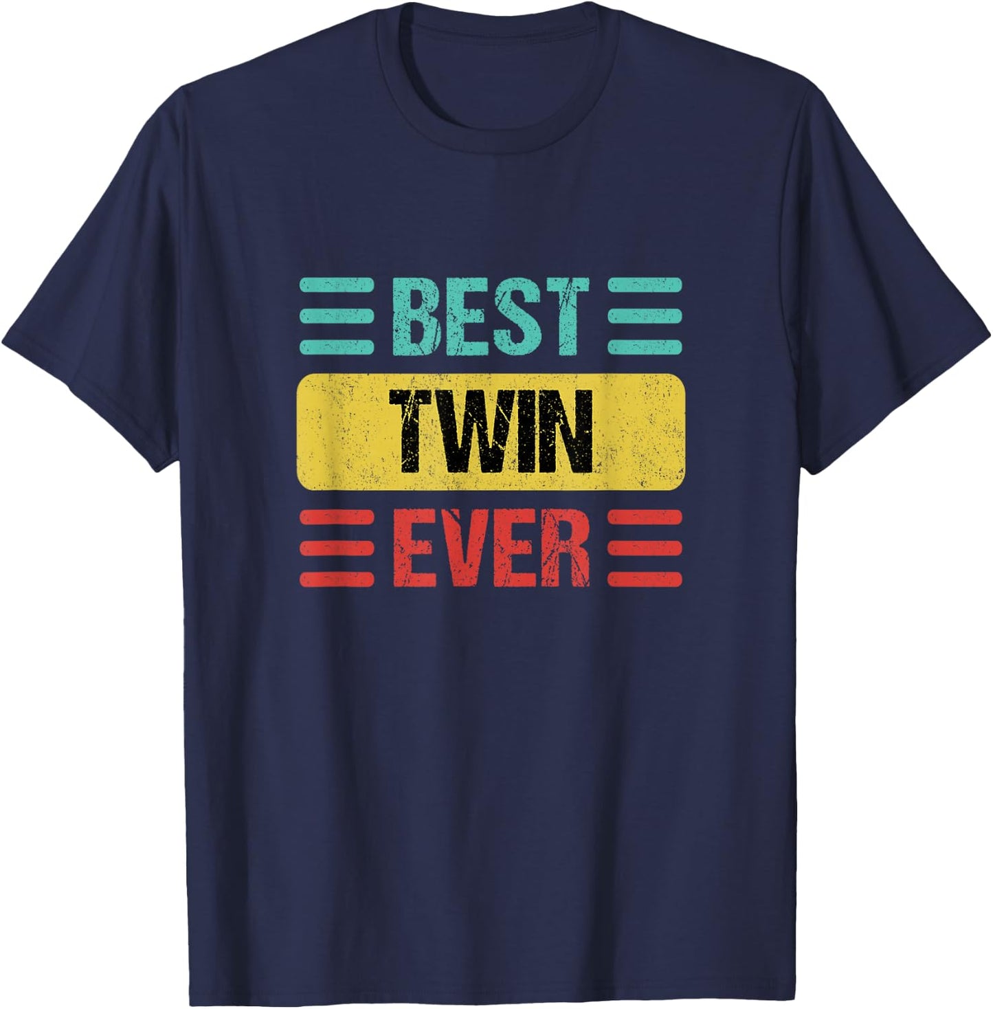 Twin Shirts & Gifts -Adults, -Kids Black Twin T-Shirt - T-Shirt | Navy
