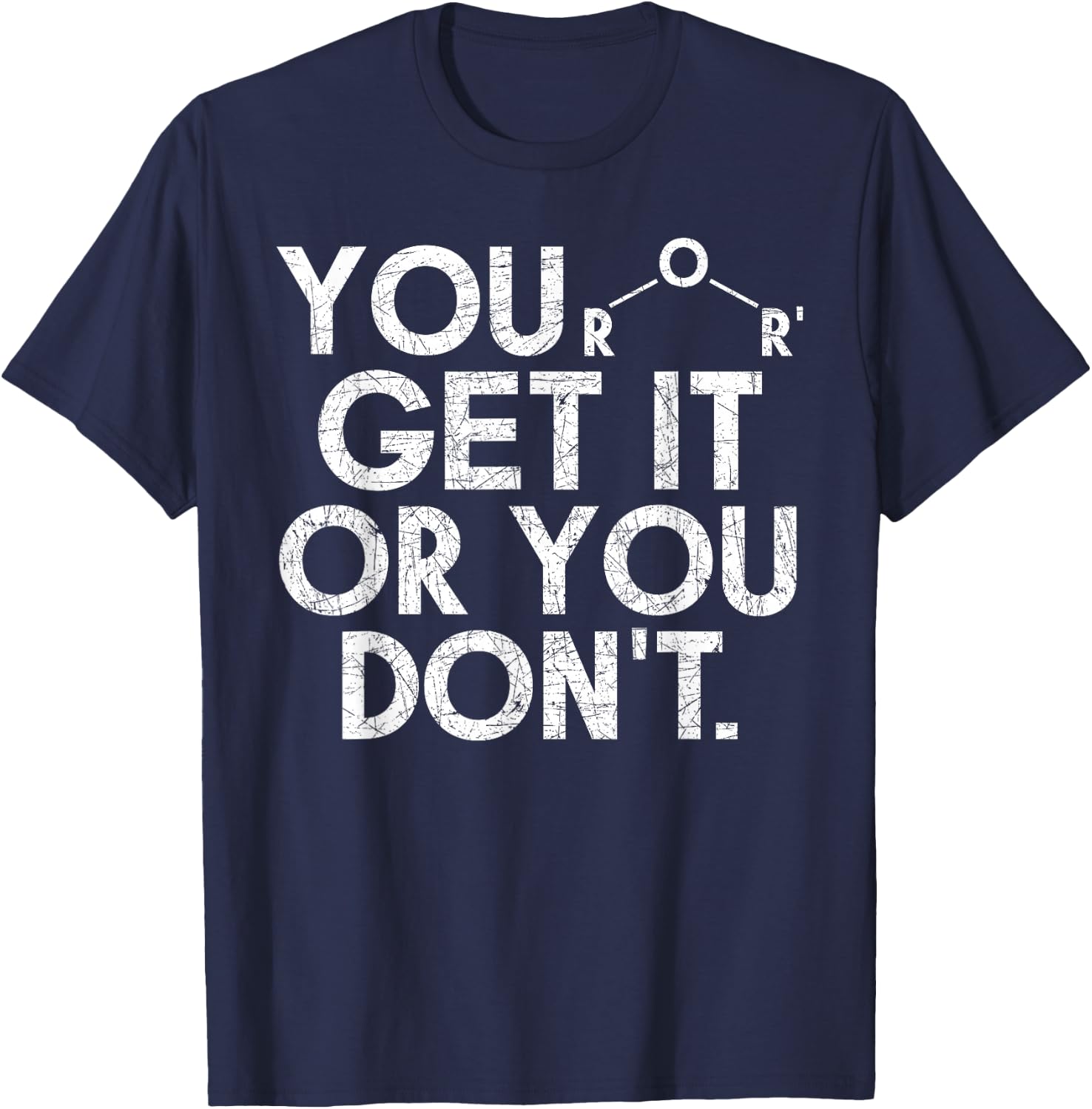 Science Puns Chemistry Teacher Gift Funny Chemistry T-Shirt - T-Shirt | Navy