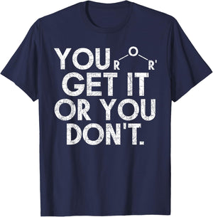 Science Puns Chemistry Teacher Gift Funny Chemistry T-Shirt - T-Shirt | Navy