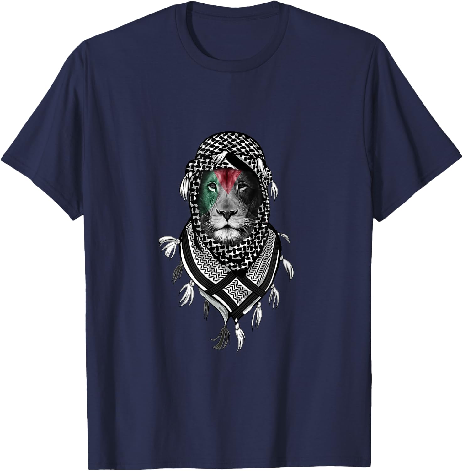 Free palestine, Palestinian lion T-Shirt - T-Shirt | Navy