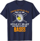 Proud Softball Dad Girl Stole My Heart T-Shirt - T-Shirt | Navy