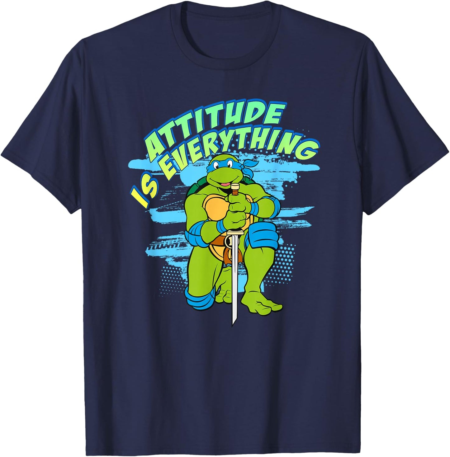 Leonardo - Attitude is Everything T-Shirt - T-Shirt | Navy