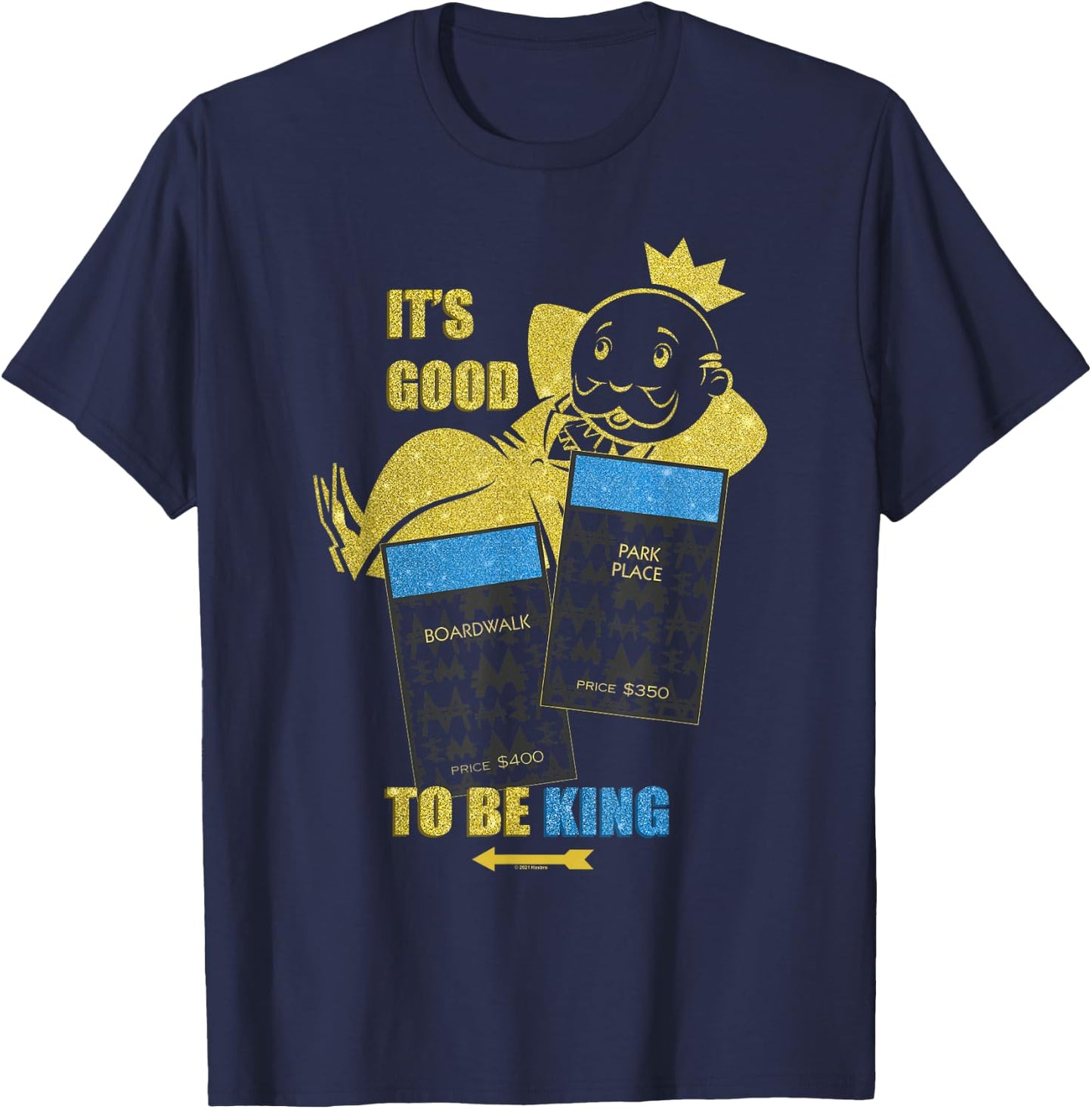 Monopoly Good to Be King T-Shirt - T-Shirt | Navy